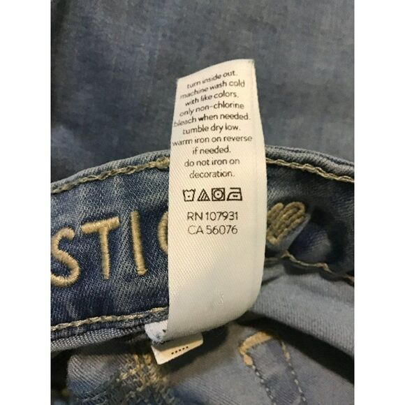 Justice Blue Girlfriend Jeans Size 16 - Picture 8 of 9